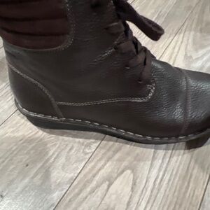 Brown ankle boots